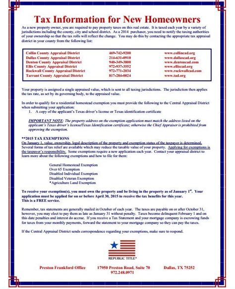 tarrant county property tax exemptions.